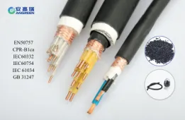 Application of Halogen-Free Low-Smoke Cross-Linked Polyolefin Insulation Materials in the Field of Electrical Wiring