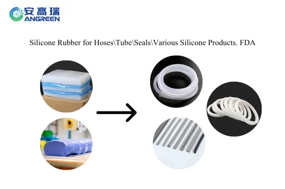 Silicone Rubber for Hoses\Tube\Seals\Various Silicone Products.