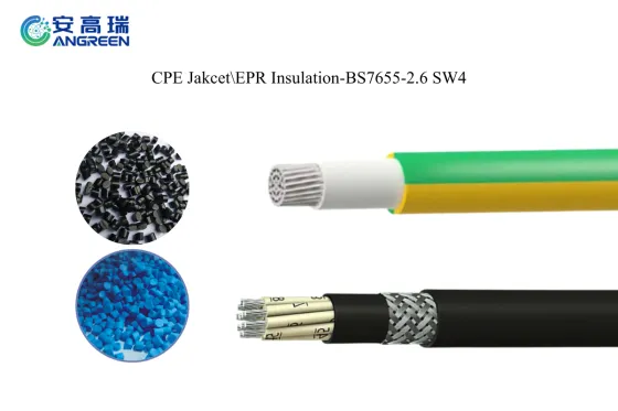 85℃ Radiation-Crosslinked CPE Rubber Cable Jacket material(SW4)